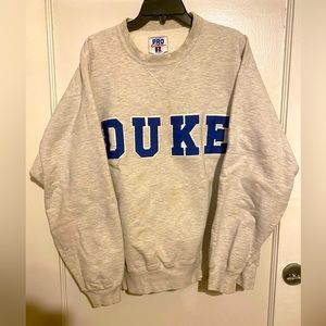 Duke, Russell Athletic, Pro Cotton Sweatshirt, Size Large